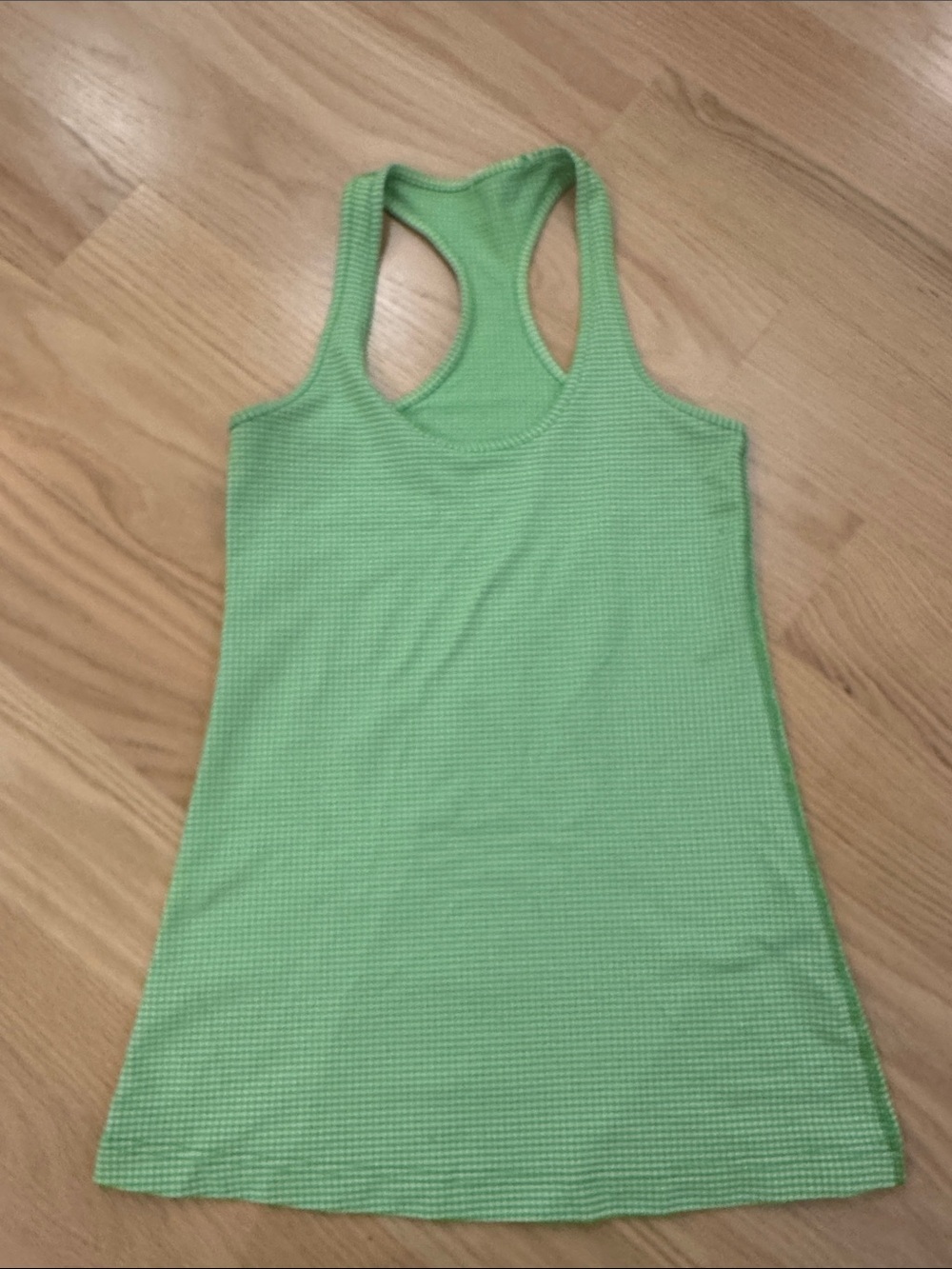 lululemon athletica Light Green Racerback Tank